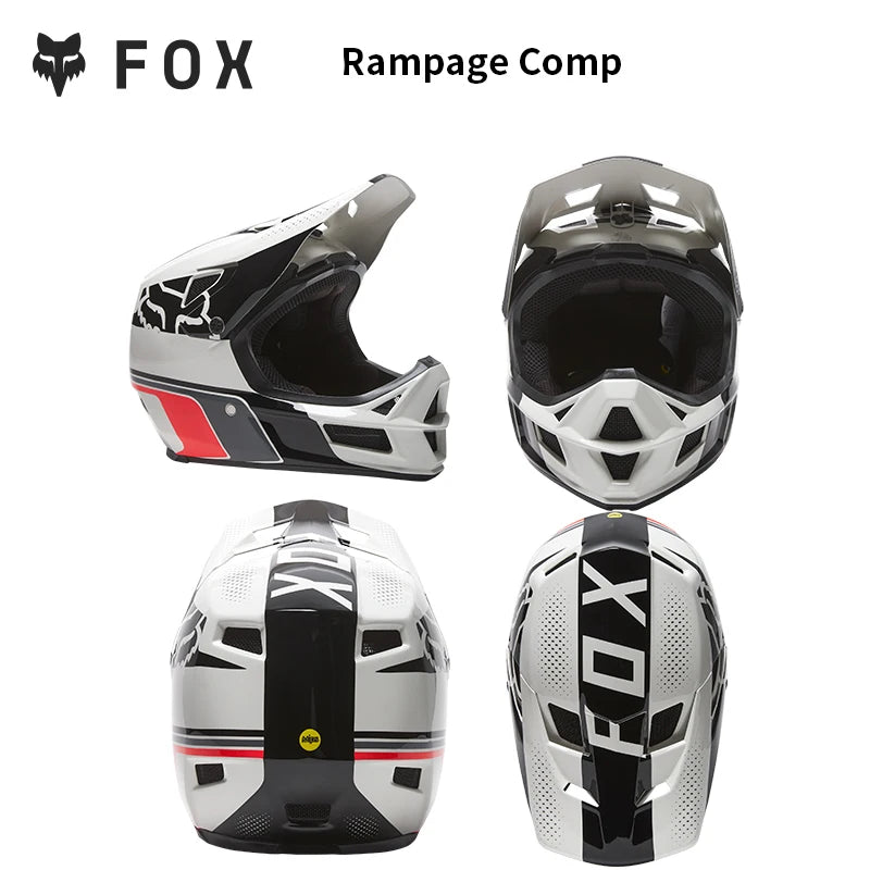 FOX RAMPAGE & PRC Full-Face Helmet Carbon Fiber