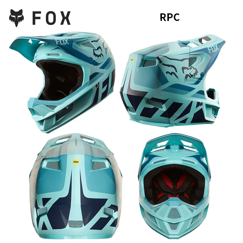 FOX RAMPAGE & PRC Full-Face Helmet Carbon Fiber