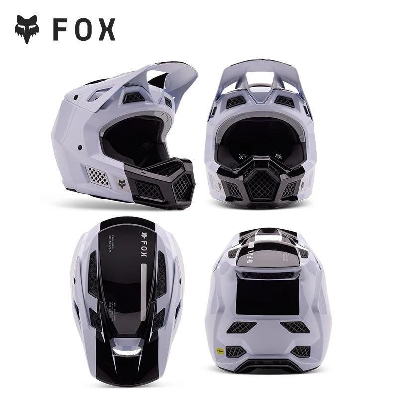 FOX RAMPAGE & PRC Full-Face Helmet Carbon Fiber