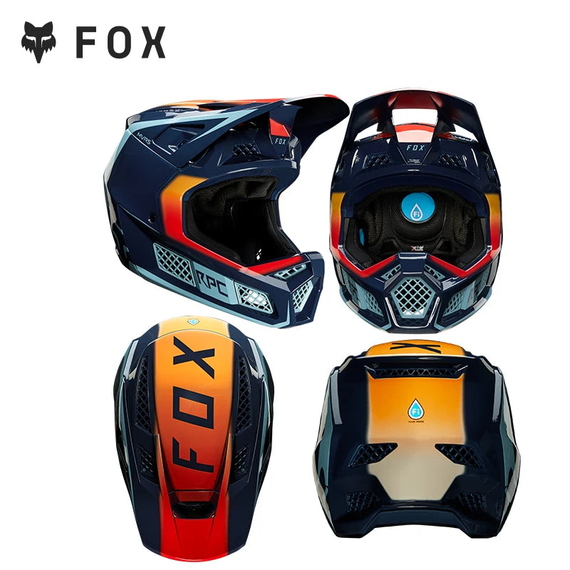 FOX RAMPAGE & PRC Full-Face Helmet Carbon Fiber